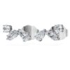 Galaxy-Ohrringe mit im Labor gezüchteten Diamanten, 0.5 Ct Tw, gemischte Schliffformen, Sterlingsilber Galaxy-Ohrringe mit im Labor gezüchteten Diamanten, 0.5 Ct Tw, gemischte Schliffformen, Sterlingsilber
