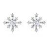 Galaxy-Ohrringe mit im Labor gezüchteten Diamanten, 0.5 Ct Tw, runde Form, 14K Weissgold Galaxy-Ohrringe mit im Labor gezüchteten Diamanten, 0.5 Ct Tw, runde Form, 14K Weissgold