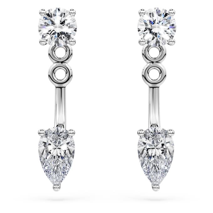 Galaxy-Ohrringe mit im Labor gezüchteten Diamanten, 0.82 Karat insgesamt, gemischte Schliffformen, Sterlingsilber Galaxy-Ohrringe mit im Labor gezüchteten Diamanten, 0.82 Karat insgesamt, gemischte Schliffformen, Sterlingsilber
