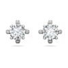 Galaxy-Ohrringe mit im Labor gezüchteten Diamanten, 2.1 Ct Tw, runde Form, 14K Weissgold Galaxy-Ohrringe mit im Labor gezüchteten Diamanten, 2.1 Ct Tw, runde Form, 14K Weissgold