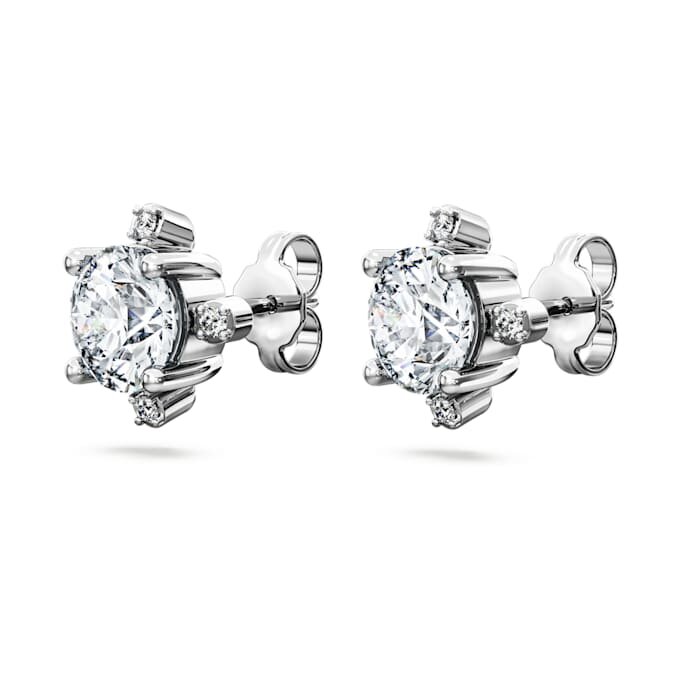 Galaxy-Ohrringe mit im Labor gezüchteten Diamanten, 2.1 Ct Tw, runde Form, 14K Weissgold Galaxy-Ohrringe mit im Labor gezüchteten Diamanten, 2.1 Ct Tw, runde Form, 14K Weissgold