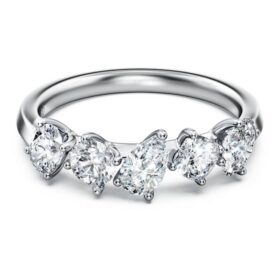Galaxy Ring – Laborgezüchtete Diamanten, 1 Karat insgesamt, verschiedene Formen, 14K Weissgold Galaxy Ring – Laborgezüchtete Diamanten, 1 Karat insgesamt, verschiedene Formen, 14K Weissgold