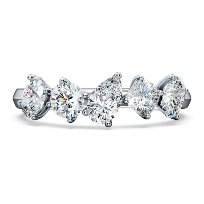 Galaxy Ring – Laborgezüchtete Diamanten, 1 Karat insgesamt, verschiedene Formen, 14K Weissgold Galaxy Ring – Laborgezüchtete Diamanten, 1 Karat insgesamt, verschiedene Formen, 14K Weissgold