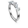 Galaxy Ring – Laborgezüchtete Diamanten, 1 Karat insgesamt, verschiedene Formen, 14K Weissgold Galaxy Ring – Laborgezüchtete Diamanten, 1 Karat insgesamt, verschiedene Formen, 14K Weissgold