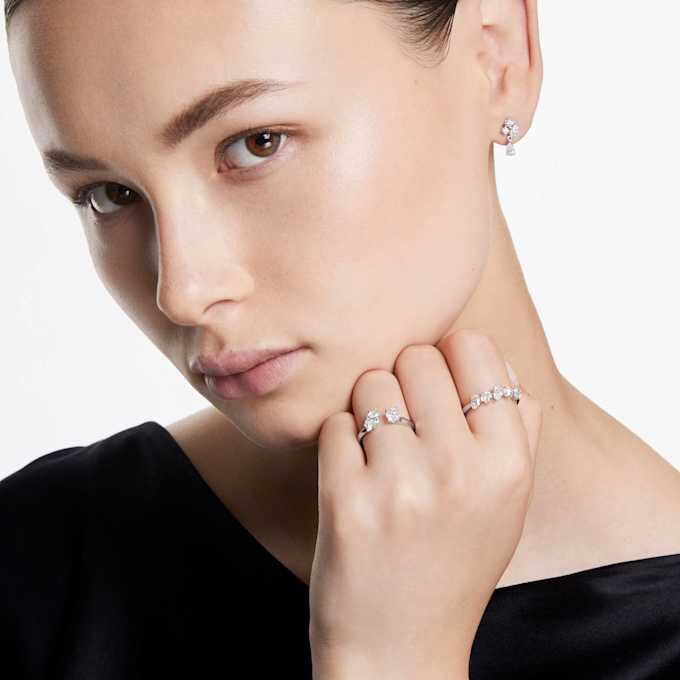 Galaxy Ring – Laborgezüchtete Diamanten, 1 Karat insgesamt, verschiedene Formen, 14K Weissgold Galaxy Ring – Laborgezüchtete Diamanten, 1 Karat insgesamt, verschiedene Formen, 14K Weissgold