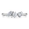 Galaxy-Ring mit im Labor gezüchteten Diamanten, 0.43 Ct Tw, gemischte Schliffformen, Sterlingsilber Galaxy-Ring mit im Labor gezüchteten Diamanten, 0.43 Ct Tw, gemischte Schliffformen, Sterlingsilber