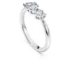 Galaxy-Ring mit im Labor gezüchteten Diamanten, 0.43 Ct Tw, gemischte Schliffformen, Sterlingsilber Galaxy-Ring mit im Labor gezüchteten Diamanten, 0.43 Ct Tw, gemischte Schliffformen, Sterlingsilber