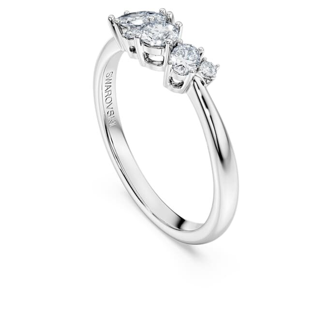 Galaxy-Ring mit im Labor gezüchteten Diamanten, 0.43 Ct Tw, gemischte Schliffformen, Sterlingsilber Galaxy-Ring mit im Labor gezüchteten Diamanten, 0.43 Ct Tw, gemischte Schliffformen, Sterlingsilber