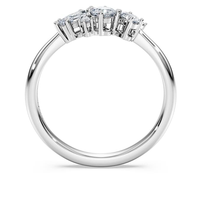 Galaxy-Ring mit im Labor gezüchteten Diamanten, 0.43 Ct Tw, gemischte Schliffformen, Sterlingsilber Galaxy-Ring mit im Labor gezüchteten Diamanten, 0.43 Ct Tw, gemischte Schliffformen, Sterlingsilber