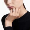Galaxy-Ring mit im Labor gezüchteten Diamanten, 2 Karat insgesamt, runde Form, 14K Weissgold Galaxy-Ring mit im Labor gezüchteten Diamanten, 2 Karat insgesamt, runde Form, 14K Weissgold