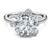 Galaxy-Ring mit im Labor gezüchteten Diamanten, 2 Karat insgesamt, runde Form, 14K Weissgold Galaxy-Ring mit im Labor gezüchteten Diamanten, 2 Karat insgesamt, runde Form, 14K Weissgold