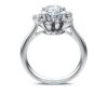 Galaxy-Ring mit im Labor gezüchteten Diamanten, 2 Karat insgesamt, runde Form, 14K Weissgold Galaxy-Ring mit im Labor gezüchteten Diamanten, 2 Karat insgesamt, runde Form, 14K Weissgold