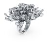 Galaxy-Ring mit im Labor gezüchteten Diamanten, 9.5 Ct Tw, gemischte Formen, 18K Weissgold