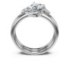 Galaxy-Ring-Set (2), im Labor gezüchtete Diamanten 1.4 Ct Tw, Birnenform, 14K Weissgold