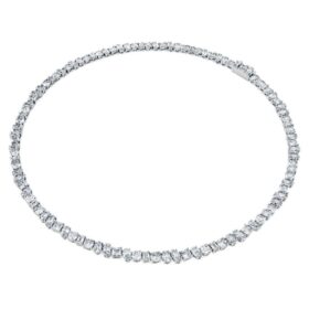 Galaxy-Tennis-Halskette, im Labor gezüchtete Diamanten, 47.27 Ct Tw, gemischte Schliffformen, 18K Weissgold Galaxy-Tennis-Halskette, im Labor gezüchtete Diamanten, 47.27 Ct Tw, gemischte Schliffformen, 18K Weissgold