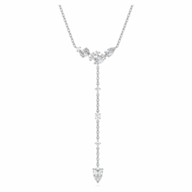 Galaxy Y-Halskette mit im Labor gezüchteten Diamanten, 0.7 Ct Tw, gemischte Schliffe, Sterlingsilber Galaxy Y-Halskette mit im Labor gezüchteten Diamanten, 0.7 Ct Tw, gemischte Schliffe, Sterlingsilber
