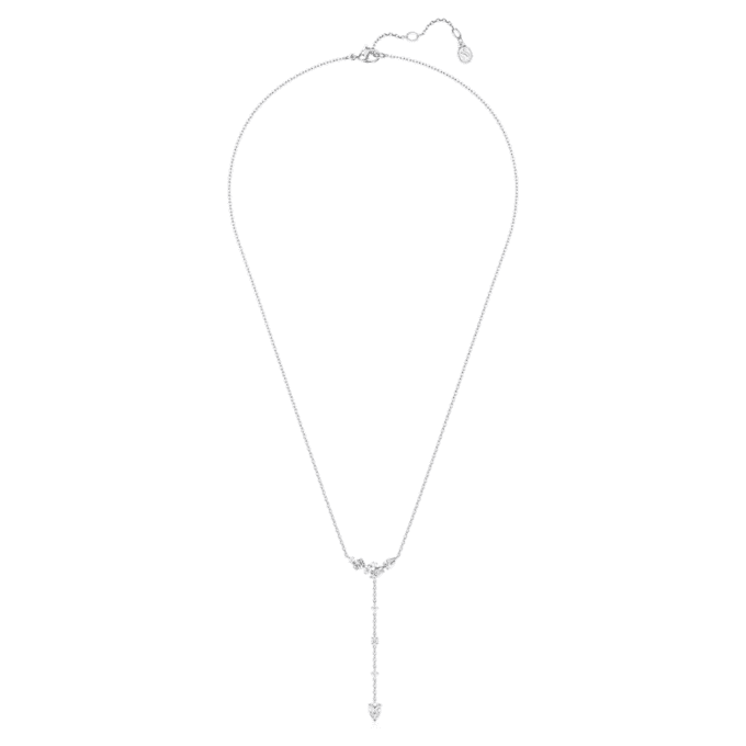 Galaxy Y-Halskette mit im Labor gezüchteten Diamanten, 0.7 Ct Tw, gemischte Schliffe, Sterlingsilber Galaxy Y-Halskette mit im Labor gezüchteten Diamanten, 0.7 Ct Tw, gemischte Schliffe, Sterlingsilber