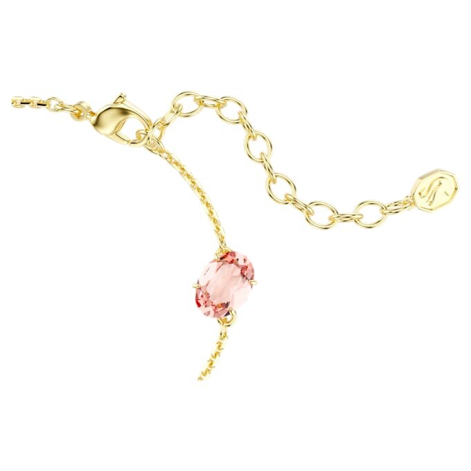 Gema-Armband mit gemischten Schliffen, hängenden Kristallen, mehrfarbig, goldfarben plattiert Gema-Armband mit gemischten Schliffen, hängenden Kristallen, mehrfarbig, goldfarben plattiert