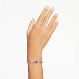 gema armband mit gemischten schliffen mehrfarbig rhodiniert 1 280x280 - Gema-Armband mit gemischten Schliffen, mehrfarbig, rhodiniert