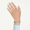 Gema-Armband mit gemischten Schliffformen, mehrfarbig, vergoldet Gema-Armband mit gemischten Schliffformen, mehrfarbig, vergoldet