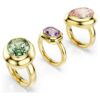 Gema-Motiv-Ringe (3), mehrfarbig, goldfarben plattiert Gema-Motiv-Ringe (3), mehrfarbig, goldfarben plattiert