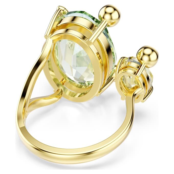 Gema Offener Ring mit gemischten Schliffen, mehrfarbig, goldfarben plattiert Gema Offener Ring mit gemischten Schliffen, mehrfarbig, goldfarben plattiert