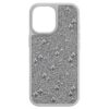 High Smartphone-Hülle mit flachen Kristallen auf der Rückseite, iPhone® 17, silberfarben