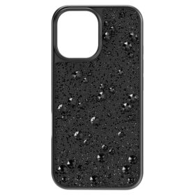 High Smartphone-Hülle mit Streu-Design, iPhone® 16, Schwarz