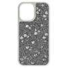 High Smartphone-Hülle mit Streu-Design, iPhone® 16, silberfarben