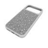 Hochwertige Smartphone-Hülle mit flachen Kristallen, iPhone® 17 Pro Max, silberfarben Hochwertige Smartphone-Hülle mit flachen Kristallen, iPhone® 17 Pro Max, silberfarben