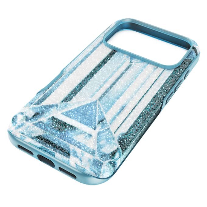 Hochwertige Smartphone-Hülle mit Kristalleffekt, iPhone® 17 Pro, Blau Hochwertige Smartphone-Hülle mit Kristalleffekt, iPhone® 17 Pro, Blau