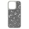 Hochwertige Smartphone-Hülle mit Streu-Design, iPhone® 16 Pro, silberfarben Hochwertige Smartphone-Hülle mit Streu-Design, iPhone® 16 Pro, silberfarben