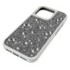 Hochwertige Smartphone-Hülle mit Streu-Design, iPhone® 16 Pro, silberfarben Hochwertige Smartphone-Hülle mit Streu-Design, iPhone® 16 Pro, silberfarben