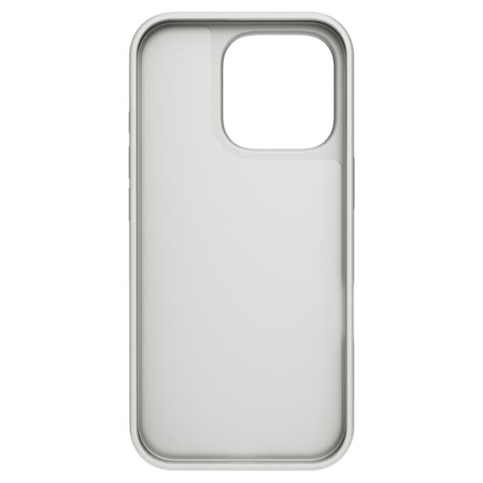 Hochwertige Smartphone-Hülle mit Streu-Design, iPhone® 16 Pro, silberfarben Hochwertige Smartphone-Hülle mit Streu-Design, iPhone® 16 Pro, silberfarben