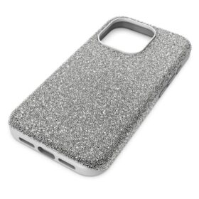 Hohe Smartphone-Hülle für iPhone® 15 Pro, silberfarben Hohe Smartphone-Hülle für iPhone® 15 Pro, silberfarben