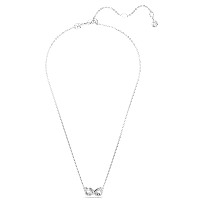 Hyperbola-Anhänger Pavé, Infinity, Weiss, rhodiniert Hyperbola-Anhänger Pavé, Infinity, Weiss, rhodiniert