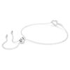 Hyperbola-Armband «Infinity and Heart», weiss, rhodiniert Hyperbola-Armband «Infinity and Heart», weiss, rhodiniert
