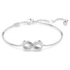 Hyperbola-Armband «Infinity», weiss, rhodiniert Hyperbola-Armband «Infinity», weiss, rhodiniert