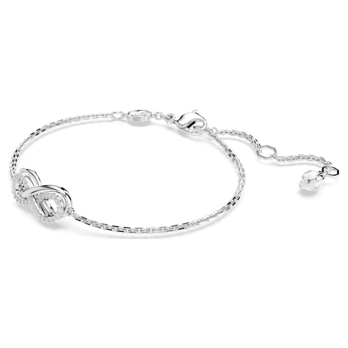 Hyperbola-Armband «Infinity», weiss, rhodiniert Hyperbola-Armband «Infinity», weiss, rhodiniert