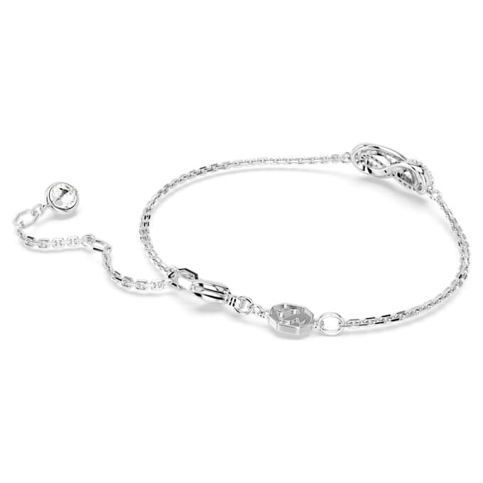 Hyperbola-Armband «Infinity», weiss, rhodiniert Hyperbola-Armband «Infinity», weiss, rhodiniert