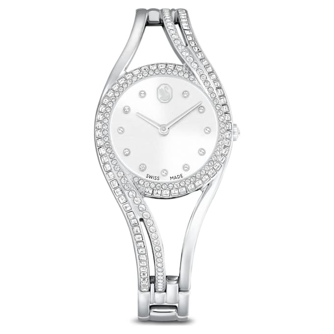 Hyperbola Armreih-Uhr Swiss Made, Metallarmband, silberfarben, Edelstahl Hyperbola Armreih-Uhr Swiss Made, Metallarmband, silberfarben, Edelstahl