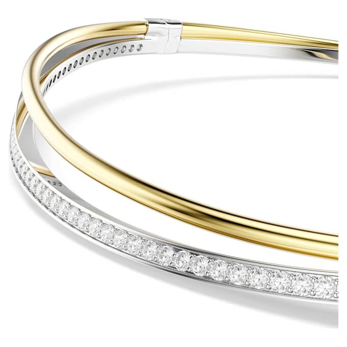 Hyperbola-Choker, Rundschliff, weiss, gemischte Metalloberfläche Hyperbola-Choker, Rundschliff, weiss, gemischte Metalloberfläche