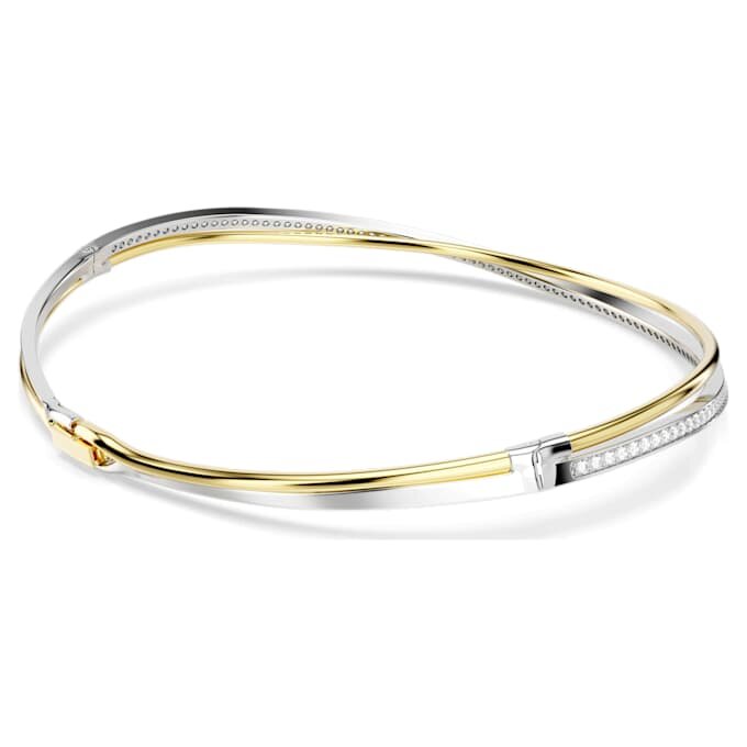 Hyperbola-Choker, Rundschliff, weiss, gemischte Metalloberfläche Hyperbola-Choker, Rundschliff, weiss, gemischte Metalloberfläche