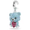 Idyllia-Anhänger mit gemischten Schliffen, Teddy, blau, rhodiniert Idyllia-Anhänger mit gemischten Schliffen, Teddy, blau, rhodiniert