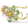 Idyllia-Armband mit gemischten Schliffen, Blume, mehrfarbig, goldfarben plattiert Idyllia-Armband mit gemischten Schliffen, Blume, mehrfarbig, goldfarben plattiert