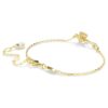 Idyllia-Armband mit gemischten Schliffen, Blume, mehrfarbig, goldfarben plattiert Idyllia-Armband mit gemischten Schliffen, Blume, mehrfarbig, goldfarben plattiert