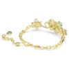 Idyllia-Armband mit gemischten Schliffen, Blume, mehrfarbig, goldfarben plattiert Idyllia-Armband mit gemischten Schliffen, Blume, mehrfarbig, goldfarben plattiert