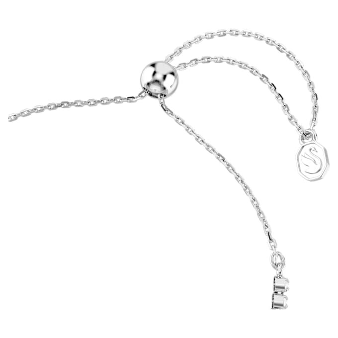 Idyllia-Armband mit gemischten Schliffen, Herz mit Pfeil, weiss, rhodiniert Idyllia-Armband mit gemischten Schliffen, Herz mit Pfeil, weiss, rhodiniert