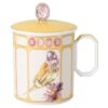 Idyllia-Becher aus Porzellan, Kristall-Druckmotiv, Fink, gelb Idyllia-Becher aus Porzellan, Kristall-Druckmotiv, Fink, gelb