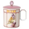 Idyllia-Becher aus Porzellan, Kristall-Print-Motiv, Fink, Rosa Idyllia-Becher aus Porzellan, Kristall-Print-Motiv, Fink, Rosa